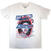 Camiseta de manga corta Sex Pistols God Save The Queen Overlay White 2XL Camiseta de manga corta
