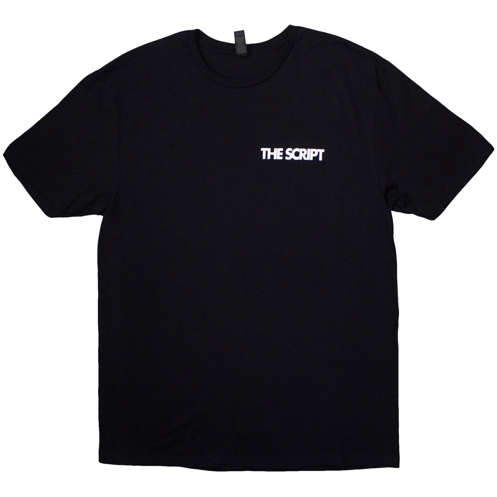 T-Shirt The Script Satellites & Pocket Logo (Back Print) Black L T-Shirt