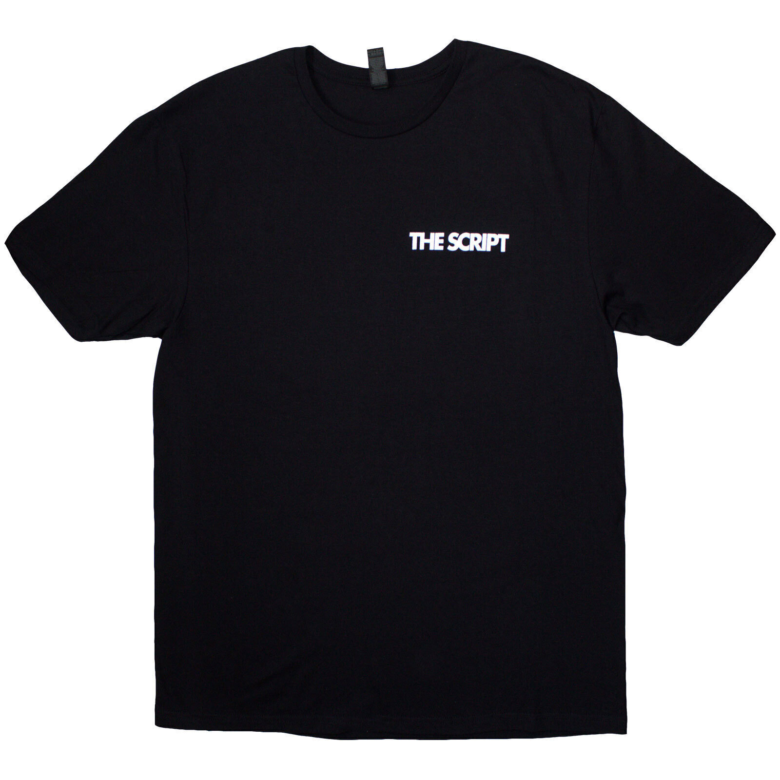 T-shirt The Script Satellites & Pocket Logo (Back Print) Black XL T-shirt