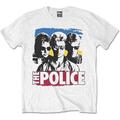 The Police Band Photo Sunglasses White XL T-Shirt