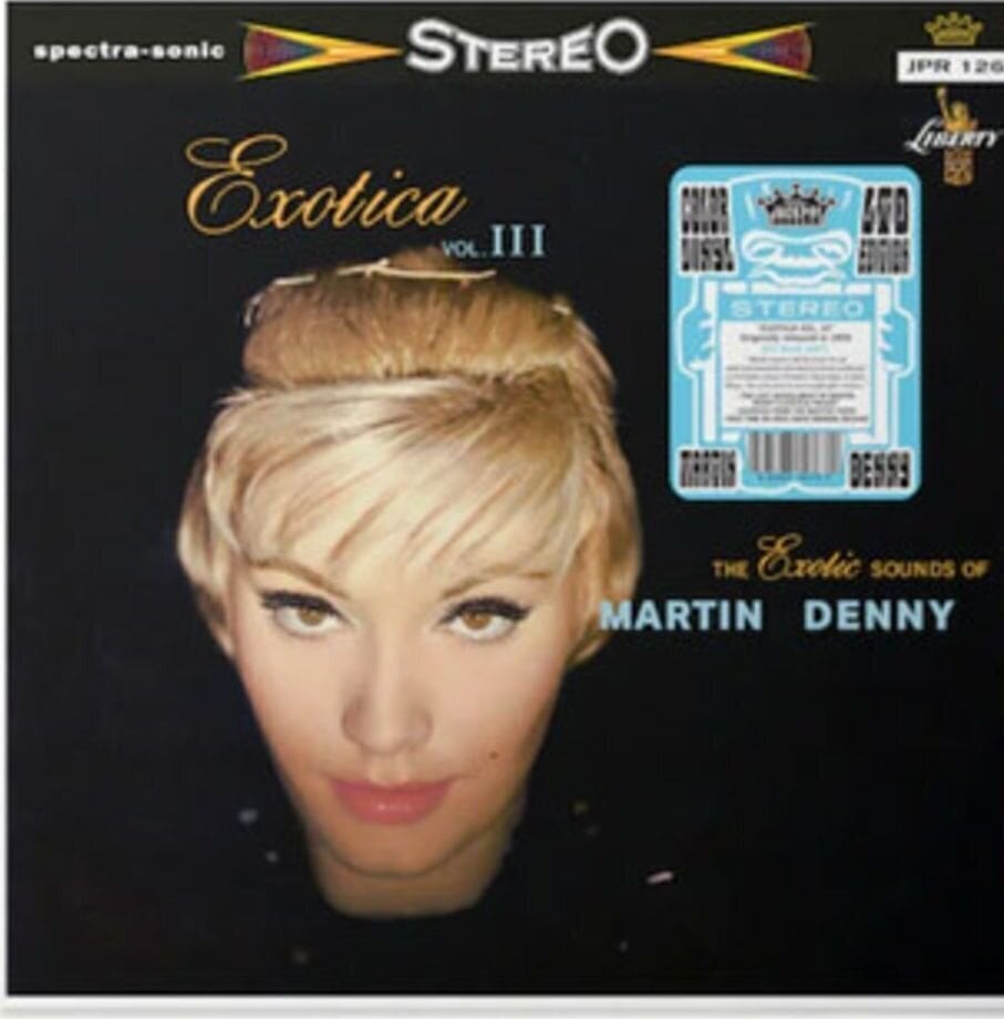 Vinylskiva Martin Denny - Exotica Vol. III (Sky Blue Coloured) (LP)