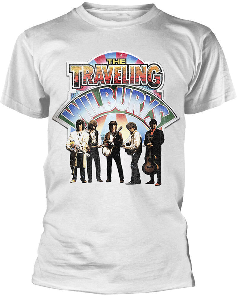 T-särk The Traveling Wilburys Band Photo White S T-särk