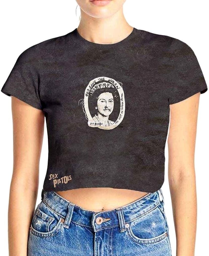 Košulja Sex Pistols God Save The Queen (Wash Collection) Black S Ženske Košulja