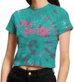 Sex Pistols Logo (Wash Collection) Green S Dame Skjorte
