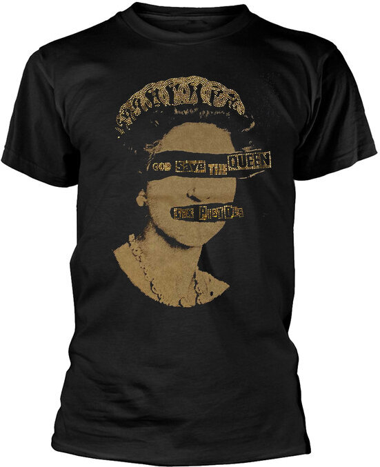 T-särk Sex Pistols God Save The Queen (Embellished) Black M T-särk