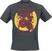 T-skjorte Wu-Tang Clan Inferno Charcoal Grey 2XL T-skjorte