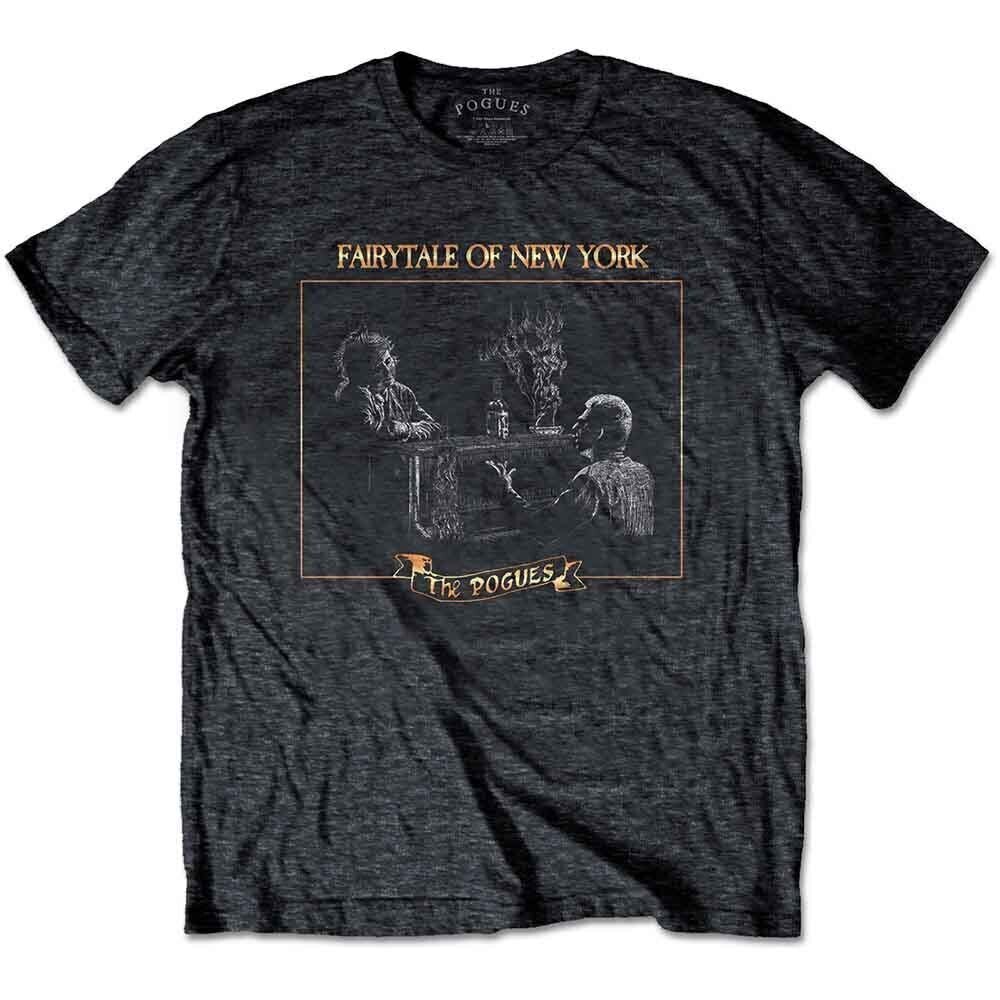 T-Shirt The Pogues Fairytale Piano Heather Grey L T-Shirt