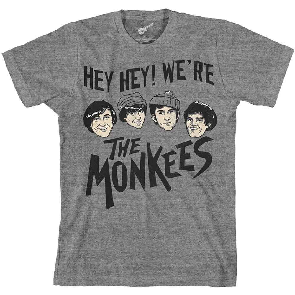 T-shirt The Monkees Hey Hey! Grey L T-shirt