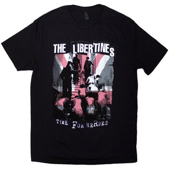 T-shirt The Libertines Time For Heroes Flag Black M T-shirt - 1
