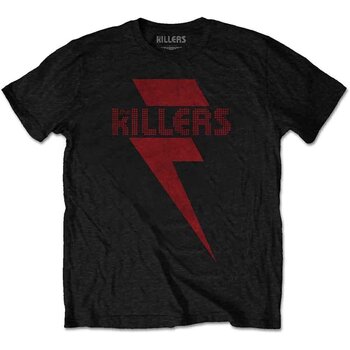 T-Shirt The Killers Red Bolt Black L T-Shirt - 1