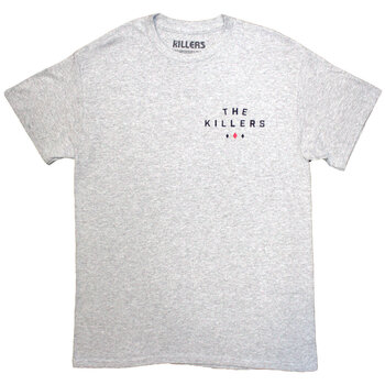 Camiseta de manga corta The Killers Tour '24 Roulette Wheel (Back Print & Ex-Tour) Grey 2XL Camiseta de manga corta - 1