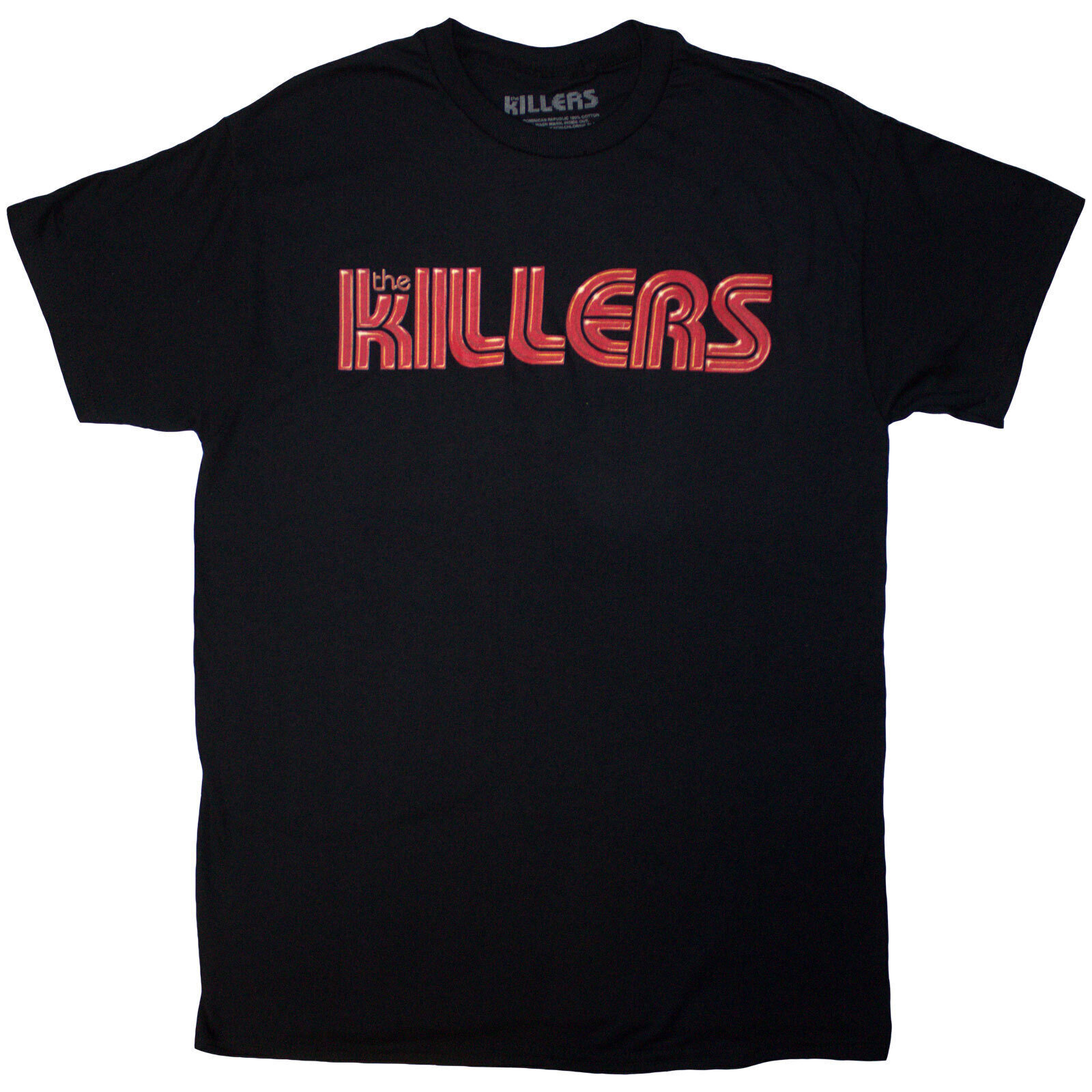 Camiseta de manga corta The Killers Tour '24 Red Logo (Ex-Tour) Black M Camiseta de manga corta