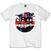 T-shirt The Jam Union Jack Circle White S T-shirt