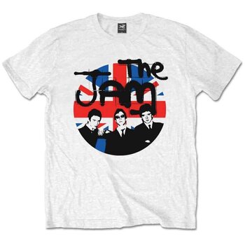 T-Shirt The Jam Union Jack Circle White 2XL T-Shirt - 1