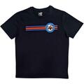 The Jam Target Stripe Navy Blue M T-Shirt