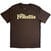 T-Shirt Fratellis Classic Logo Brown L T-Shirt