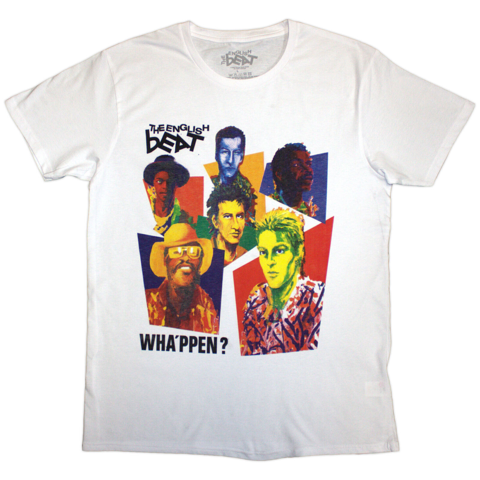 T-Shirt English Beat Wha'ppen Art Photo White M T-Shirt