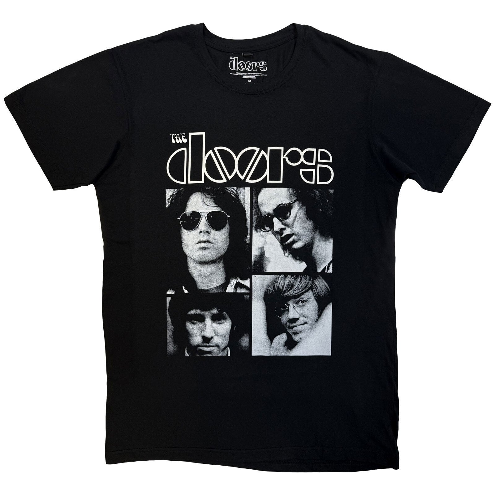T-shirt The Doors Squares Carbon Black 2XL T-shirt