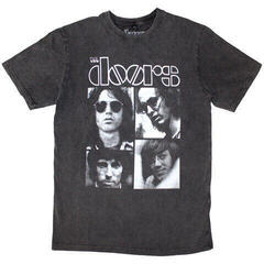 T-shirt The Doors Squares (Stone Wash) Charcoal Grey XL T-shirt