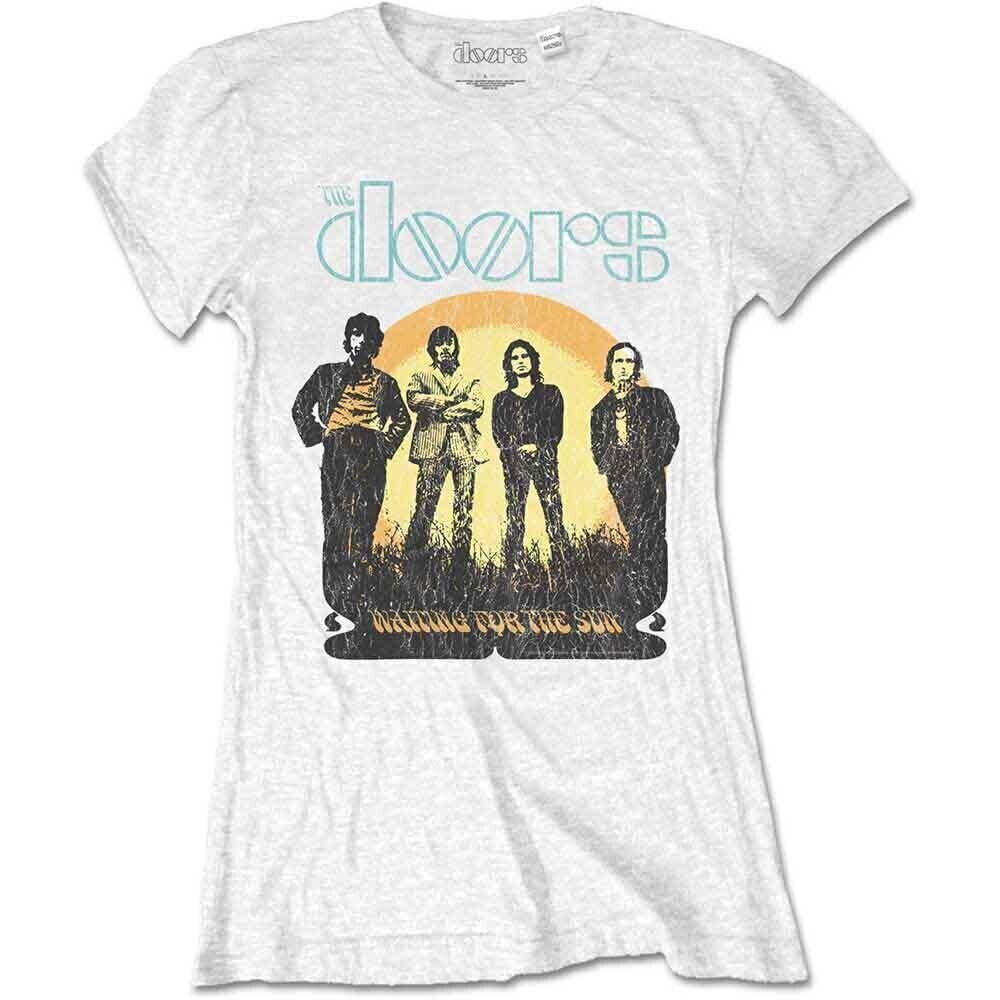 T-shirt The Doors Waiting for the Sun White 2XL Feminino T-shirt