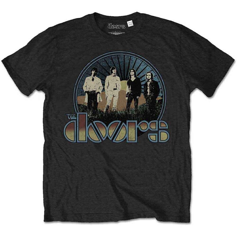 T-shirt The Doors Vintage Field Black XL T-shirt