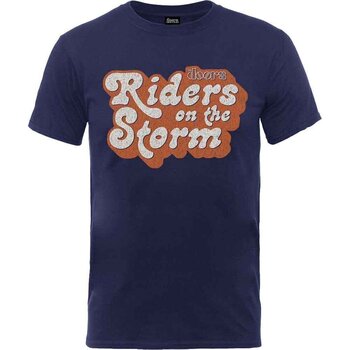 T-shirt The Doors Riders on the Storm Logo Navy Blue XL T-shirt - 1