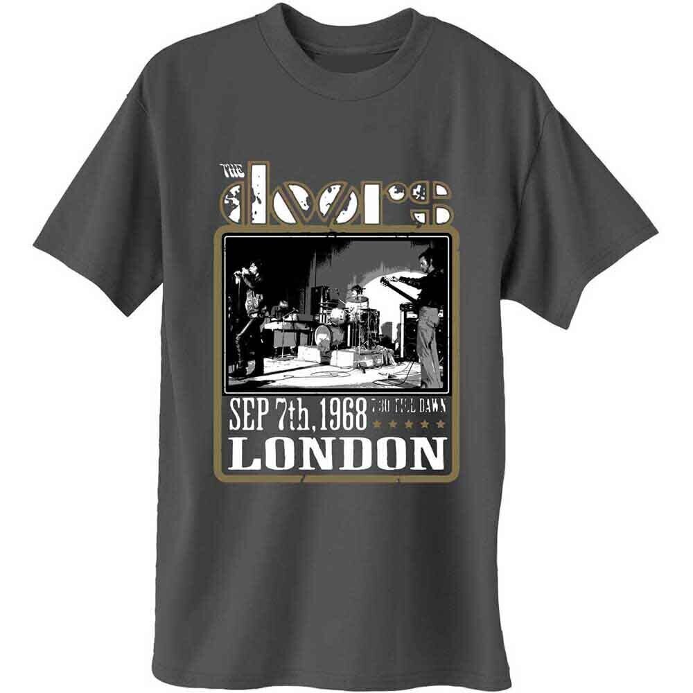 T-Shirt The Doors Roundhouse London Charcoal Grey L T-Shirt