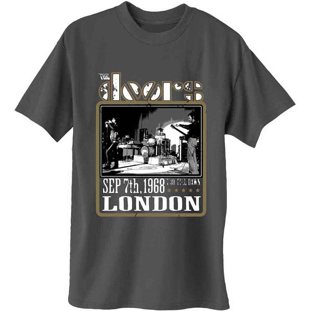 Marškinėliai The Doors Roundhouse London Charcoal Grey XL Marškinėliai