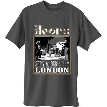 Marškinėliai The Doors Roundhouse London Charcoal Grey XL Marškinėliai - 1