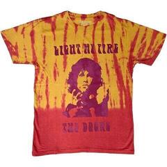 T-shirt The Doors Light My Fire (Wash Collection) Orange XL T-shirt
