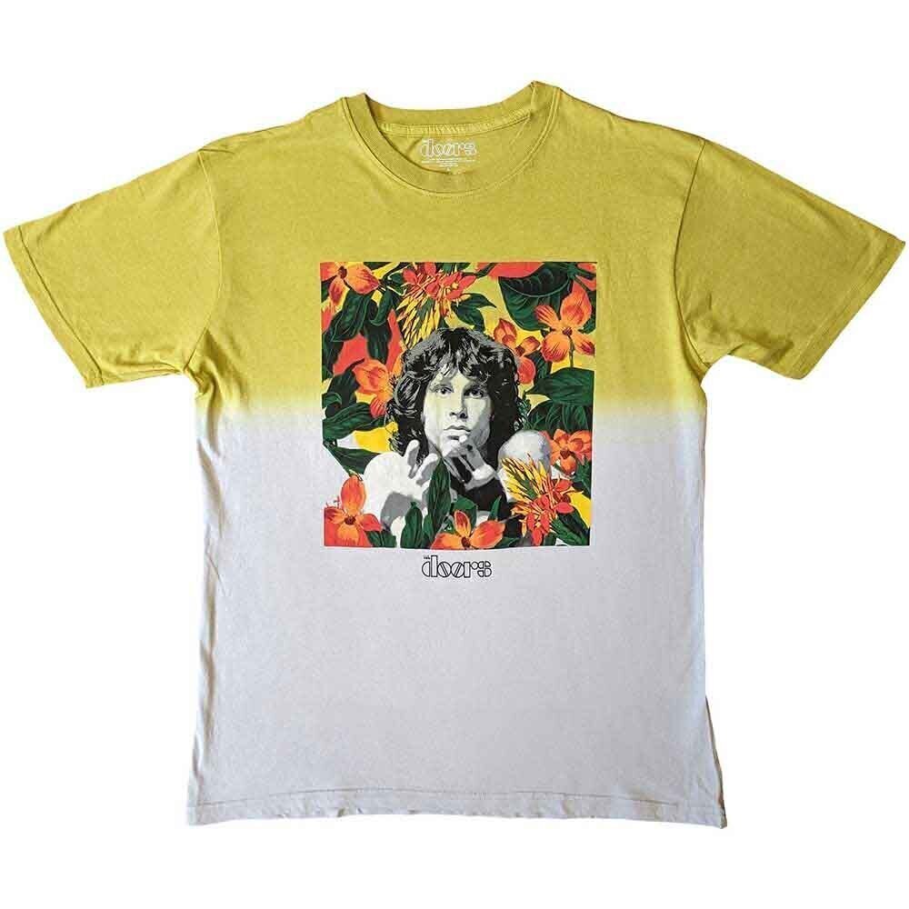 T-shirt The Doors Floral Square (Wash Collection) Yellow XL T-shirt