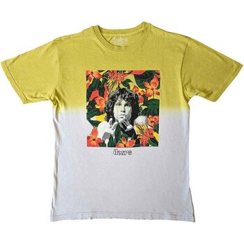 T-särk The Doors Floral Square (Wash Collection) Yellow 2XL T-särk - 1