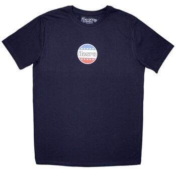 T-Shirt The Doors Mini Stars Logo Navy Blue M T-Shirt - 1