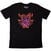 T-Shirt The Doors Pink Orange (Back Print) Black M T-Shirt