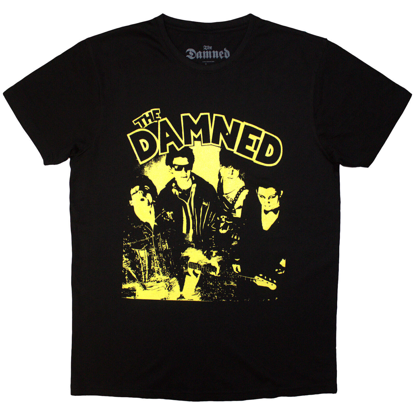 T-särk The Damned New Rose Vintage Black L T-särk