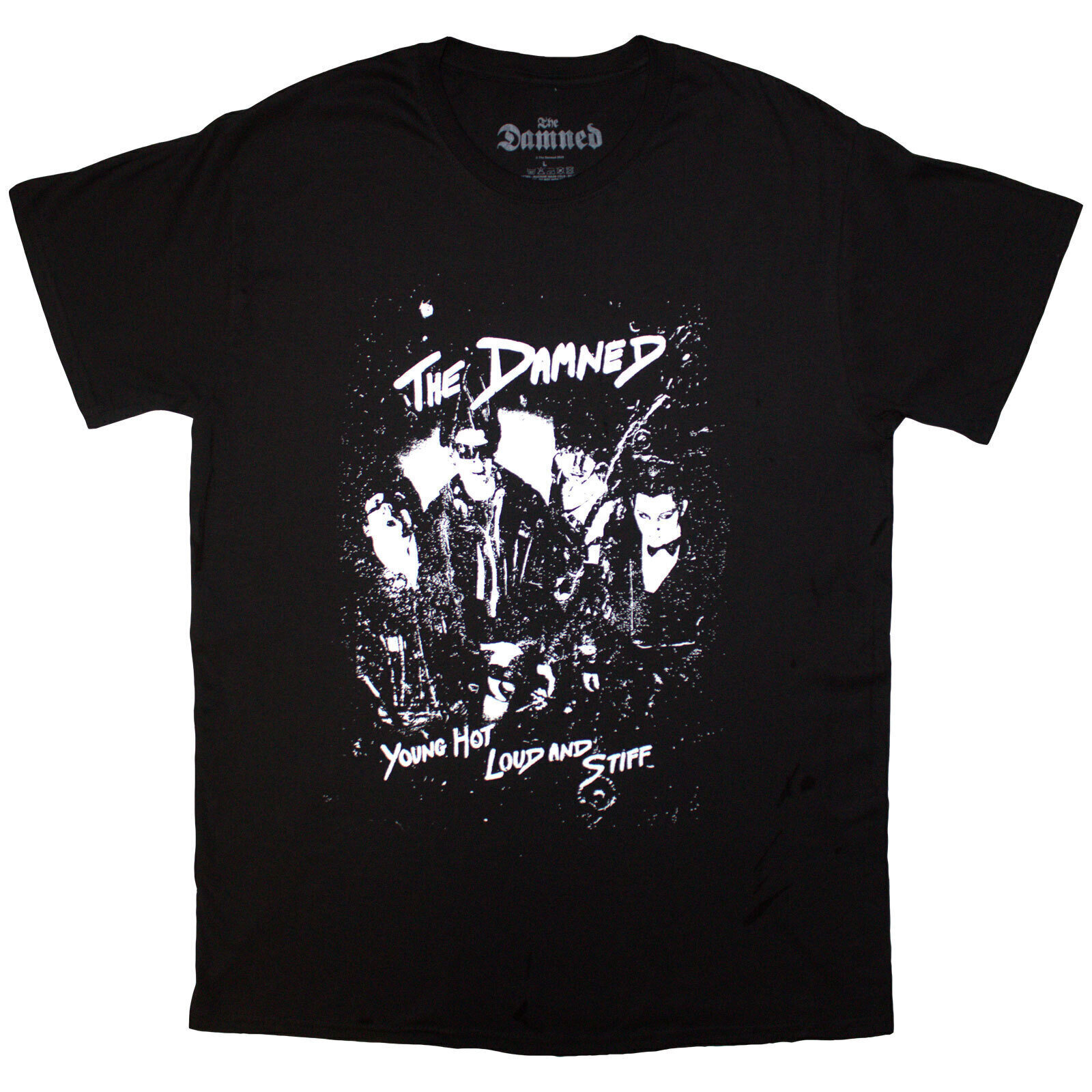 T-shirt The Damned Young Hot Loud & Stiff Black XL T-shirt