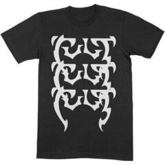 T-shirt The Cult Repeating Logo Black 2XL T-shirt