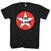 T-shirt The Clash Star Badge Black 2XL T-shirt