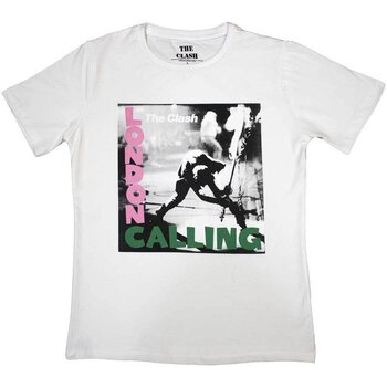 T-Shirt The Clash London Calling White L Ladies T-Shirt - 1