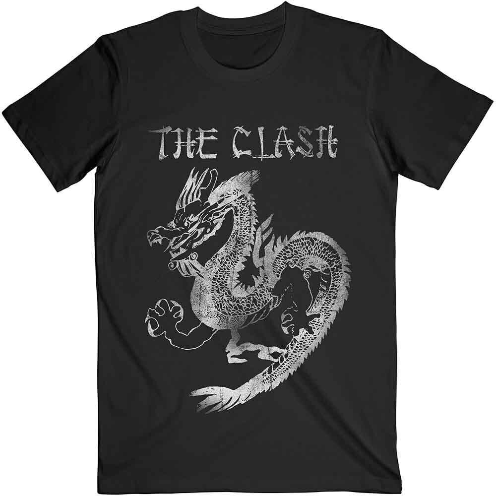 T-Shirt The Clash Dragon Black L T-Shirt