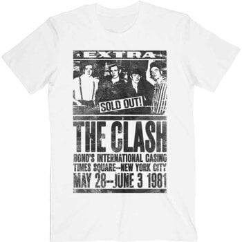 Shirt The Clash Bond's 1981 White S Shirt - 1