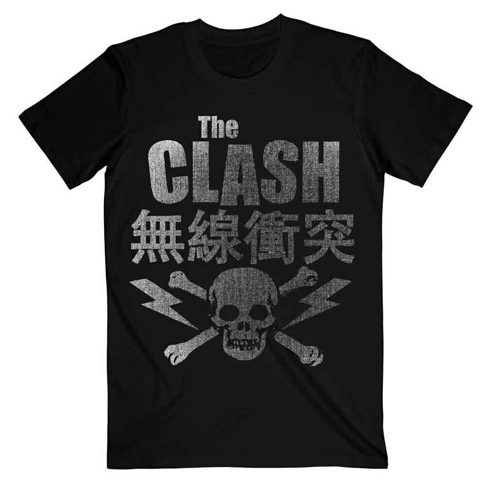 T-shirt The Clash Skull & Crossbones Black XL T-shirt