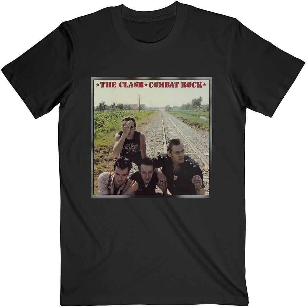 T-Shirt The Clash Combat Rock Black L T-Shirt