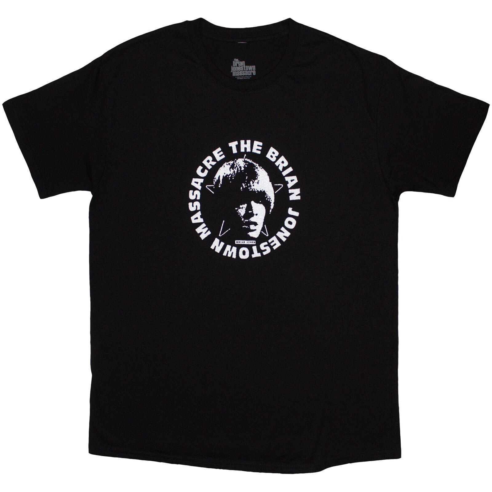 Marškinėliai The Brian Jonestown Massacre Logo Black 2XL Marškinėliai