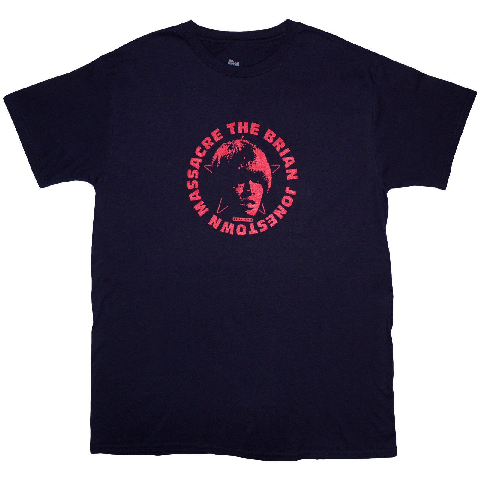 T-Shirt The Brian Jonestown Massacre Logo Navy Blue M T-Shirt