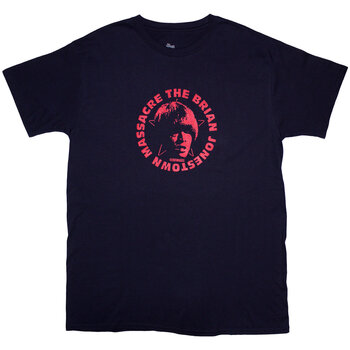 T-shirt The Brian Jonestown Massacre Logo Navy Blue XL T-shirt - 1