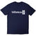T-Shirt The Bluetones Stripe Logo Navy Blue M T-Shirt