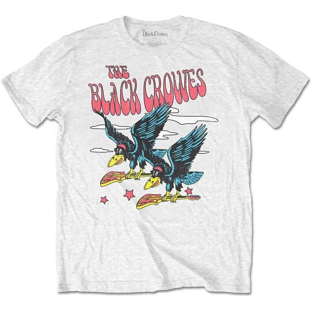 T-Shirt The Black Crowes Flying Crowes White L T-Shirt