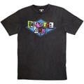 Beastie Boys Multicolour Logo (Stone Wash) Charcoal Grey XL Camiseta de manga corta