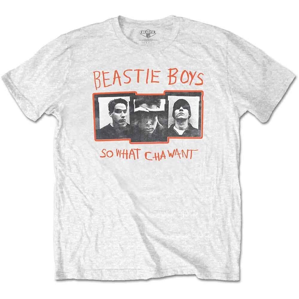 T-Shirt Beastie Boys So What Cha Want White L T-Shirt